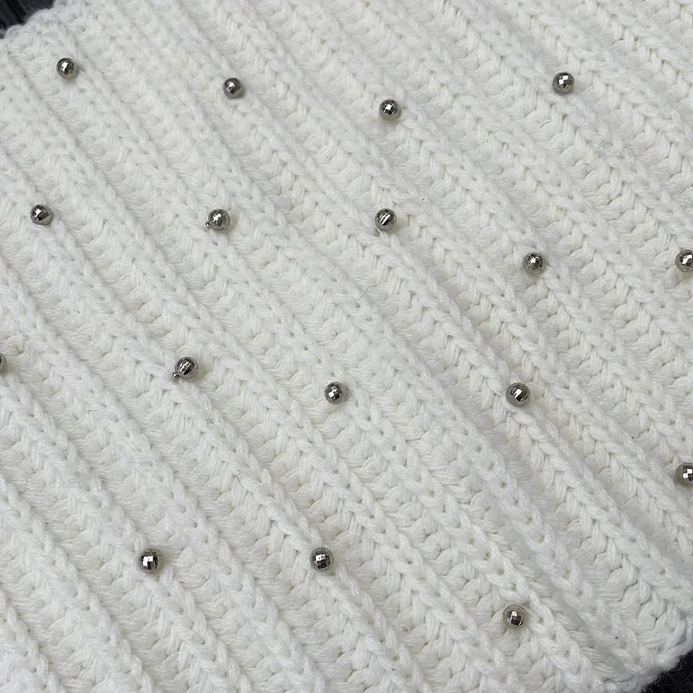 Women’s Ivory Knit Infinity Scarf